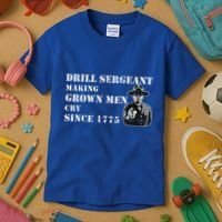 Drill Sergeant Military Drill Team Instructor Bootcamp Gifts Kids T-Shirt thumb 3