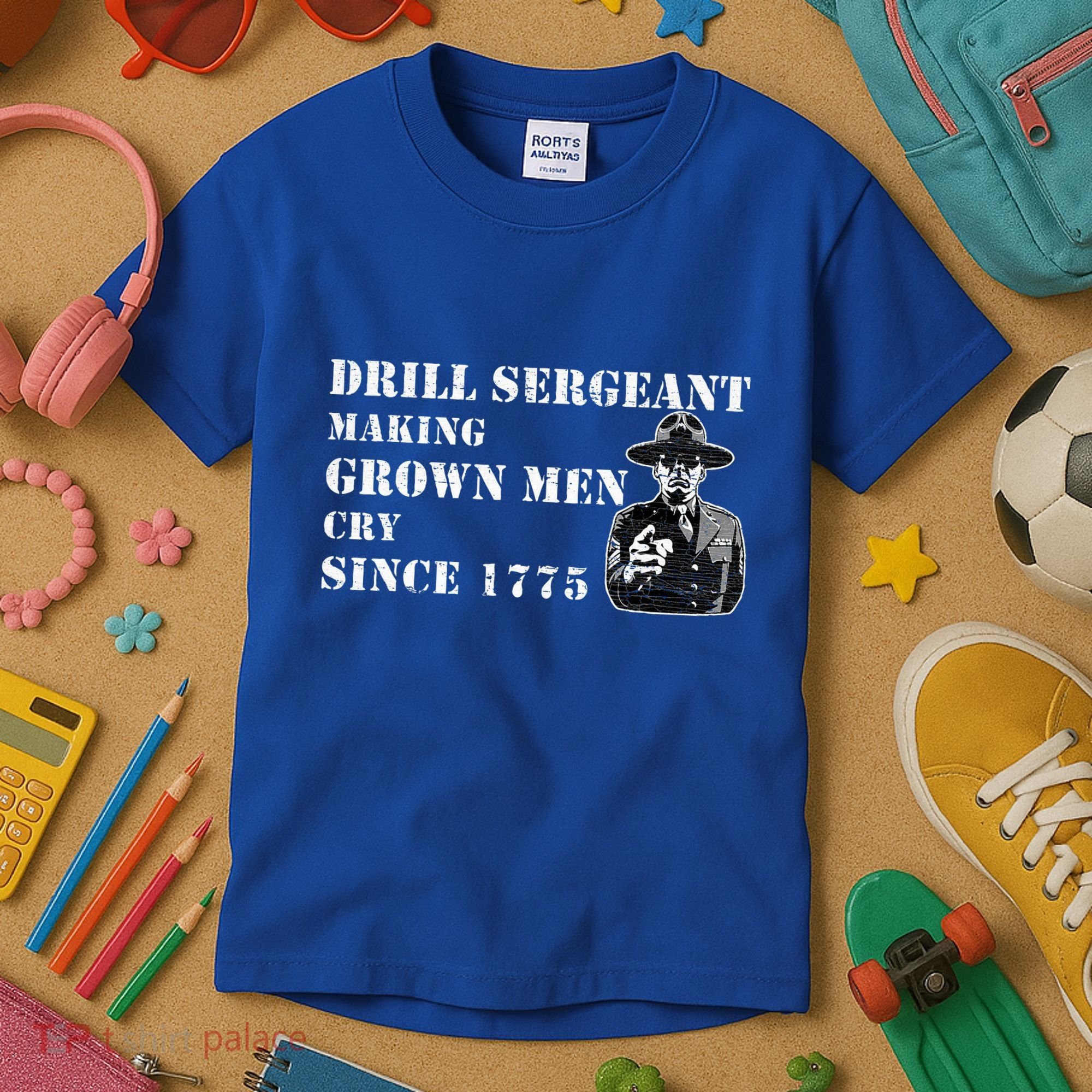 Drill Sergeant Military Drill Team Instructor Bootcamp Gifts Kids T-Shirt