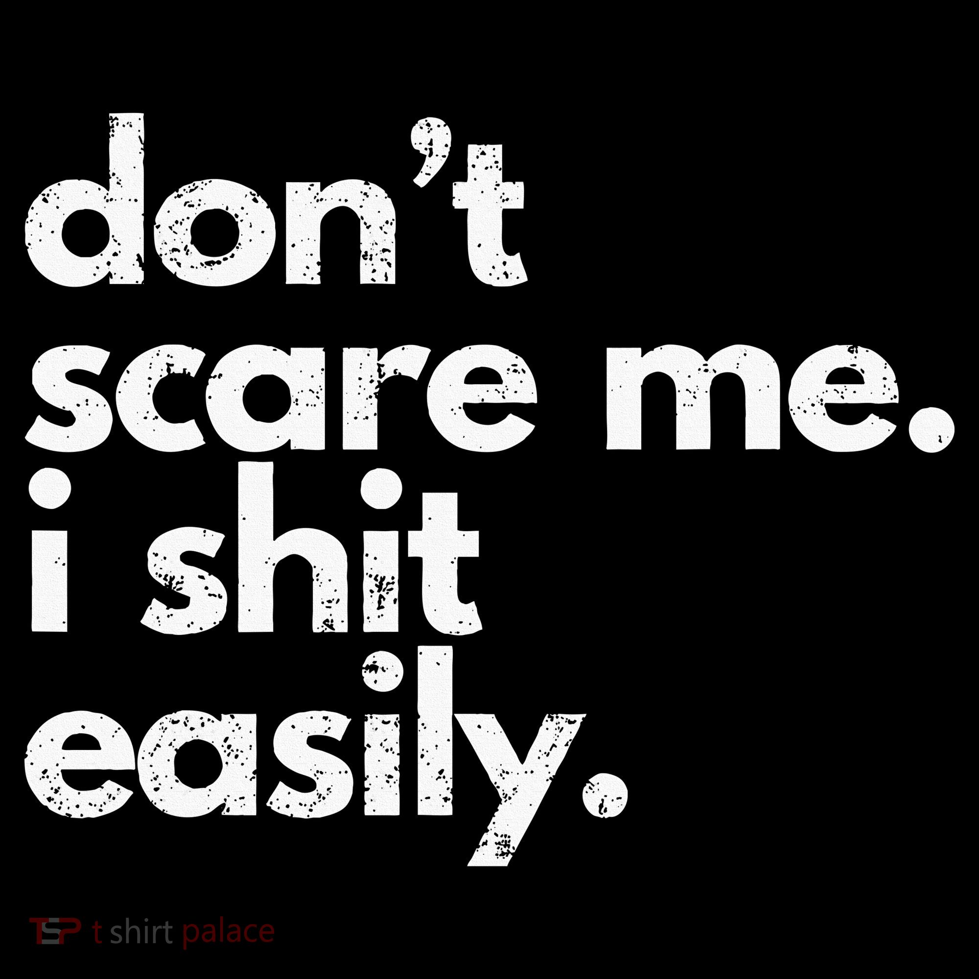 DonT Scare Me I Shit Easily Funny Sarcasm Quote Hoodie