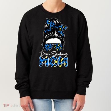 Down Syndrome Mom Hair Bun Women's Sweatshirt