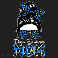 Down Syndrome Mom Hair Bun Women's Sweatshirt thumb 2