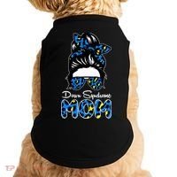 Down Syndrome Mom Hair Bun Doggie Tank thumb 0