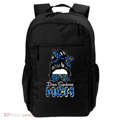 Down Syndrome Mom Hair Bun Backpack