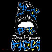 Down Syndrome Mom Hair Bun Women's Hoodie thumb 2