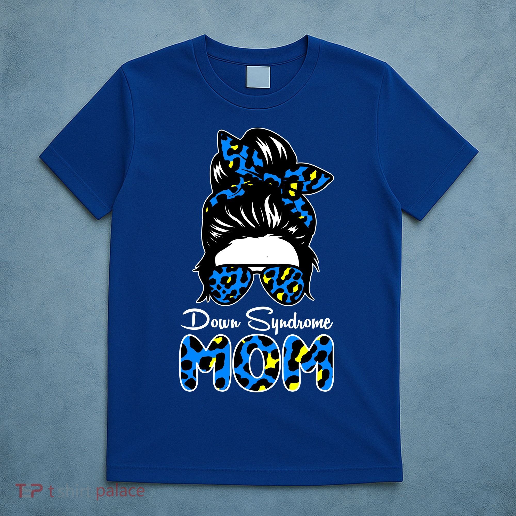 Down Syndrome Mom Hair Bun T-Shirt