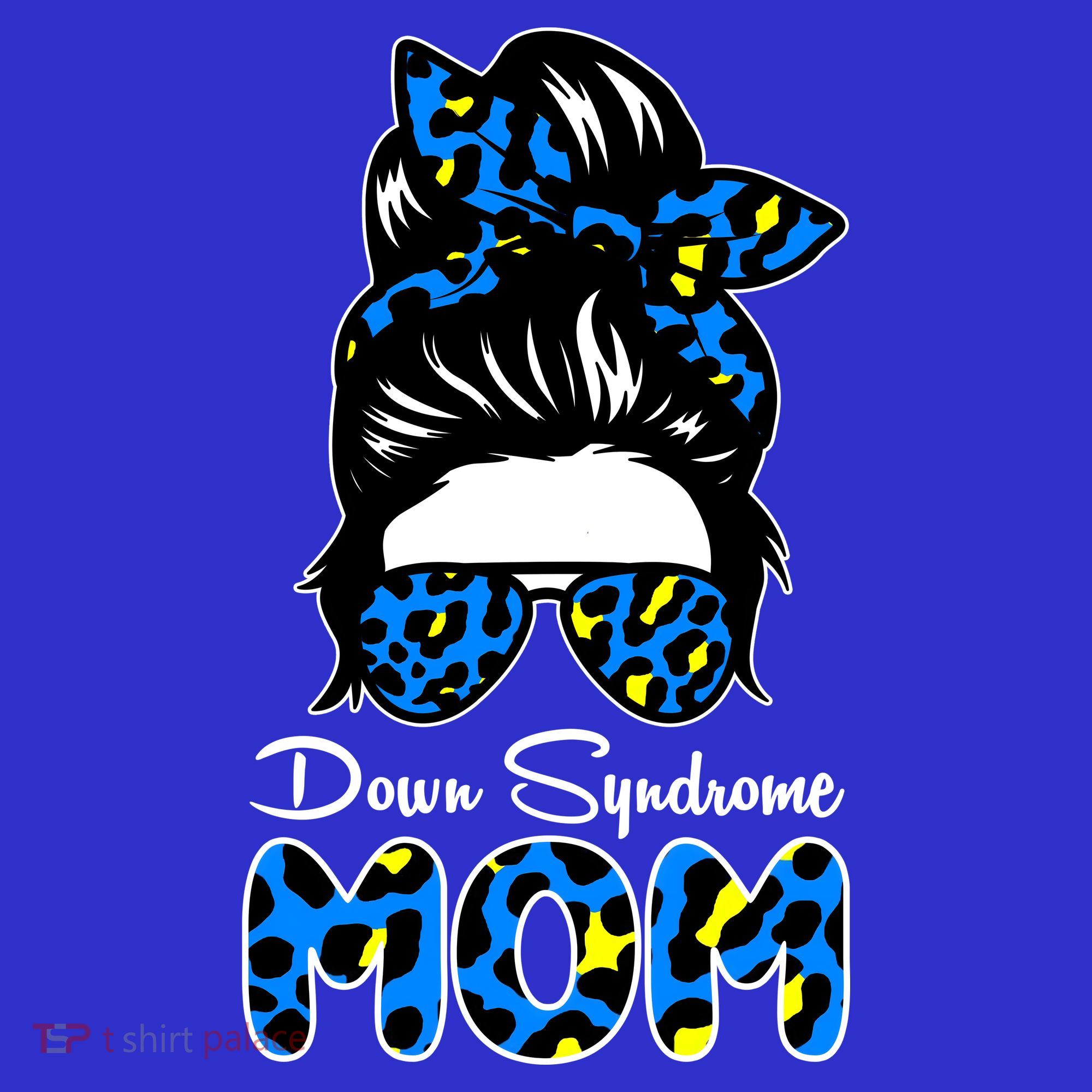 Down Syndrome Mom Hair Bun Mousepad
