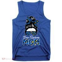 Down Syndrome Mom Hair Bun Tank Top thumb 0