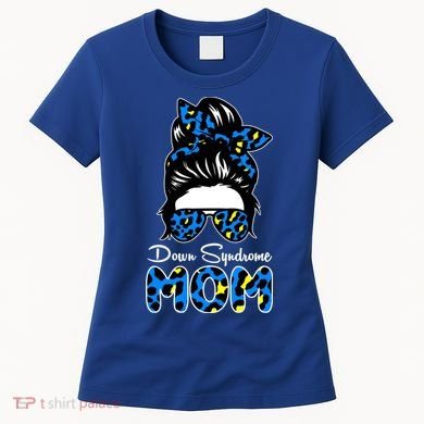 Down Syndrome Mom Hair Bun Women's T-Shirt