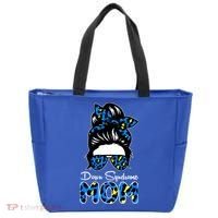Down Syndrome Mom Hair Bun Tote Bag thumb 0