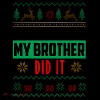 Dear Santa My Brother Did It Ugly Christmas Coffee Mug thumb 5