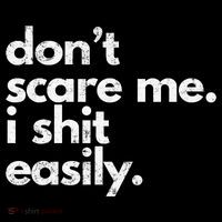 DonT Scare Me I Shit Easily Funny Sarcasm Quote Women's Hoodie thumb 2