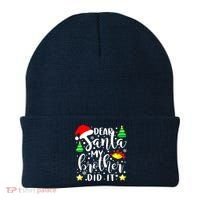 Dear Santa My Brother Did It Funny Christmas Pajama Beanie thumb 0