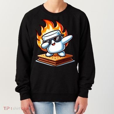 Dabbing Smore Marshmallow Cute Dab Dance Camping Women's Sweatshirt