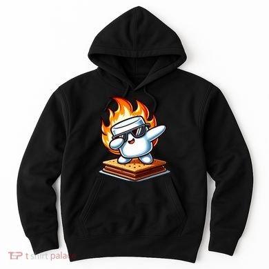 Dabbing Smore Marshmallow Cute Dab Dance Camping Hoodie