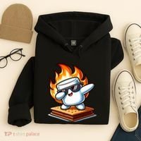 Dabbing Smore Marshmallow Cute Dab Dance Camping Hoodie thumb 4