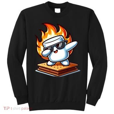 Dabbing Smore Marshmallow Cute Dab Dance Camping Sweatshirt