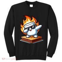 Dabbing Smore Marshmallow Cute Dab Dance Camping Sweatshirt thumb 0