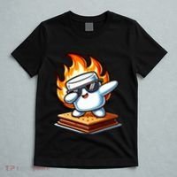 Dabbing Smore Marshmallow Cute Dab Dance Camping T-Shirt thumb 5