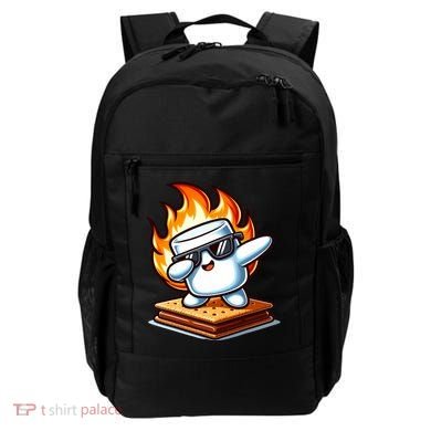 Dabbing Smore Marshmallow Cute Dab Dance Camping Backpack
