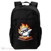 Dabbing Smore Marshmallow Cute Dab Dance Camping Backpack thumb 0