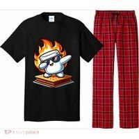Dabbing Smore Marshmallow Cute Dab Dance Camping Pajama Set thumb 0