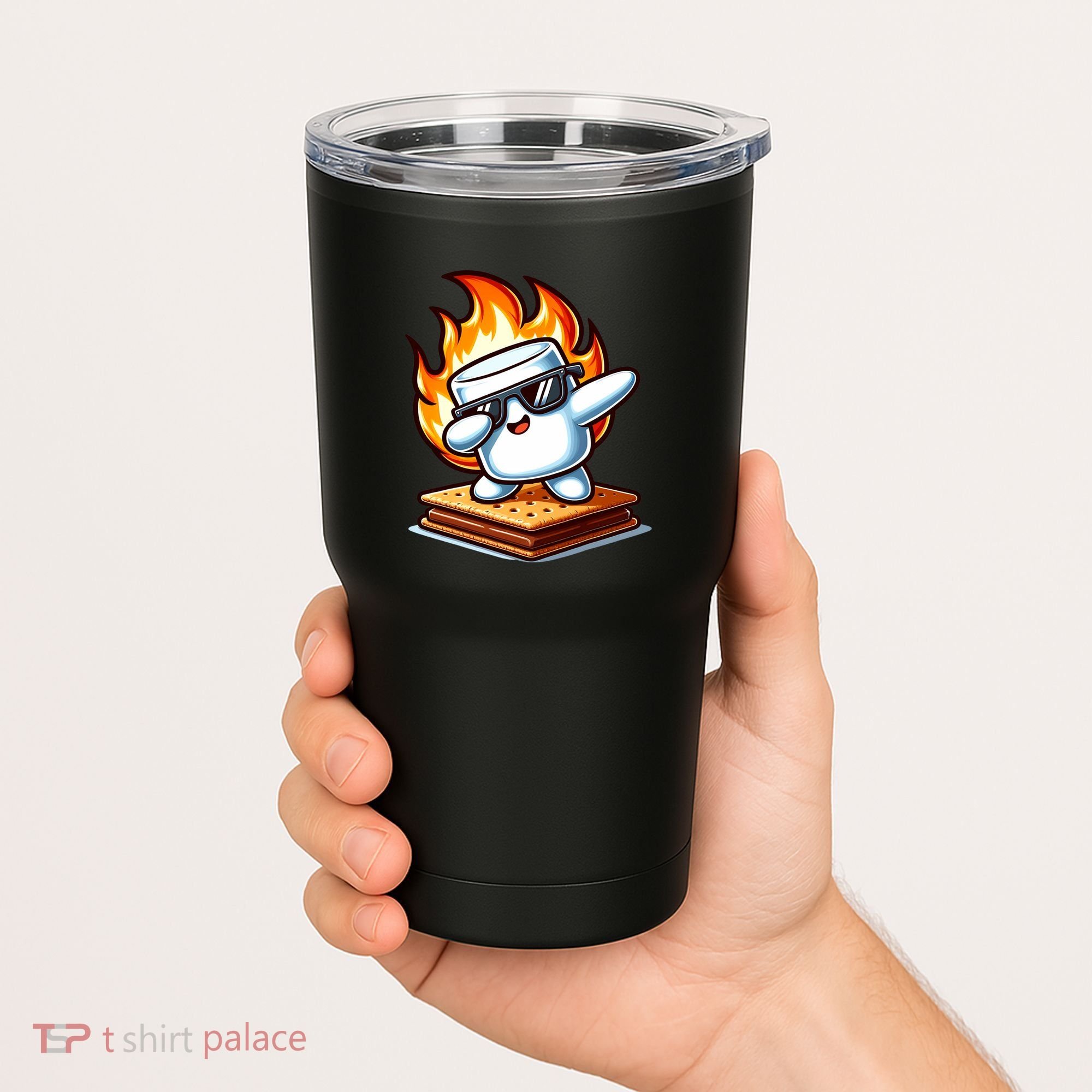 Dabbing Smore Marshmallow Cute Dab Dance Camping Tumbler