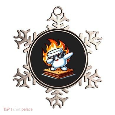 Dabbing Smore Marshmallow Cute Dab Dance Camping Ornament