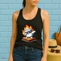 Dabbing Smore Marshmallow Cute Dab Dance Camping Women's Tank Top thumb 2