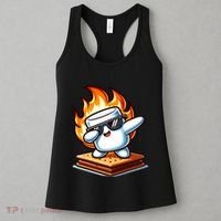 Dabbing Smore Marshmallow Cute Dab Dance Camping Women's Tank Top thumb 3