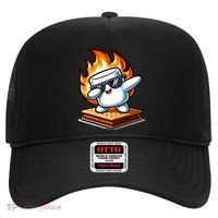 Dabbing Smore Marshmallow Cute Dab Dance Camping Hat thumb 0