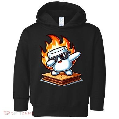 Dabbing Smore Marshmallow Cute Dab Dance Camping Toddler Hoodie