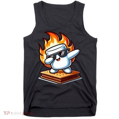 Dabbing Smore Marshmallow Cute Dab Dance Camping Tank Top