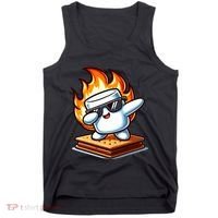 Dabbing Smore Marshmallow Cute Dab Dance Camping Tank Top thumb 0