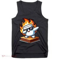 Dabbing Smore Marshmallow Cute Dab Dance Camping Tank Top thumb 0