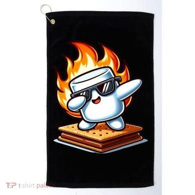 Dabbing Smore Marshmallow Cute Dab Dance Camping Golf Towel