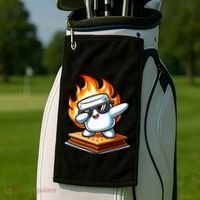 Dabbing Smore Marshmallow Cute Dab Dance Camping Golf Towel thumb 2