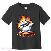 Dabbing Smore Marshmallow Cute Dab Dance Camping Toddler T-Shirt thumb 0