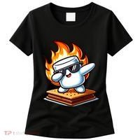 Dabbing Smore Marshmallow Cute Dab Dance Camping Women's T-Shirt thumb 0