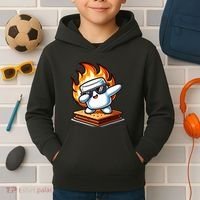 Dabbing Smore Marshmallow Cute Dab Dance Camping Kids Hoodie thumb 2