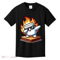 Dabbing Smore Marshmallow Cute Dab Dance Camping Kids T-Shirt thumb 0