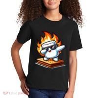 Dabbing Smore Marshmallow Cute Dab Dance Camping Kids T-Shirt thumb 2
