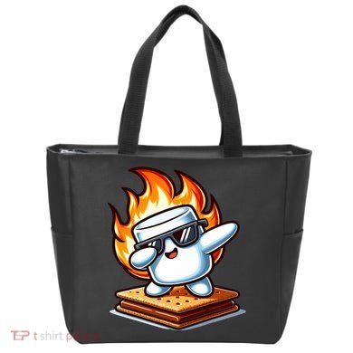 Dabbing Smore Marshmallow Cute Dab Dance Camping Tote Bag