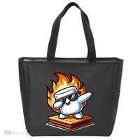 Dabbing Smore Marshmallow Cute Dab Dance Camping Tote Bag thumb 0