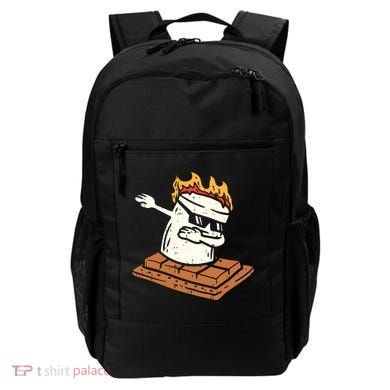 Dabbing Smore Marshmallow Cute Dab Dance Camping Camper Gift Backpack