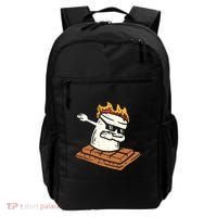Dabbing Smore Marshmallow Cute Dab Dance Camping Camper Gift Backpack thumb 0