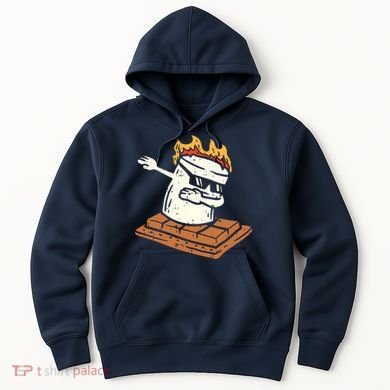 Dabbing Smore Marshmallow Cute Dab Dance Camping Camper Gift Hoodie
