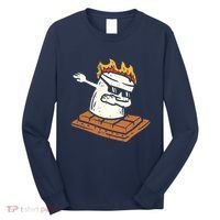 Dabbing Smore Marshmallow Cute Dab Dance Camping Camper Gift Long Sleeve Shirt thumb 0