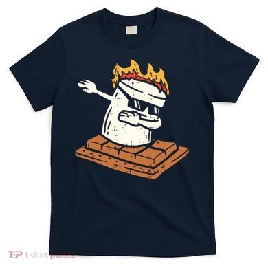 Dabbing Smore Marshmallow Cute Dab Dance Camping Camper Gift T-Shirt