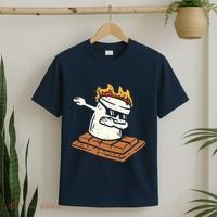 Dabbing Smore Marshmallow Cute Dab Dance Camping Camper Gift T-Shirt thumb 2
