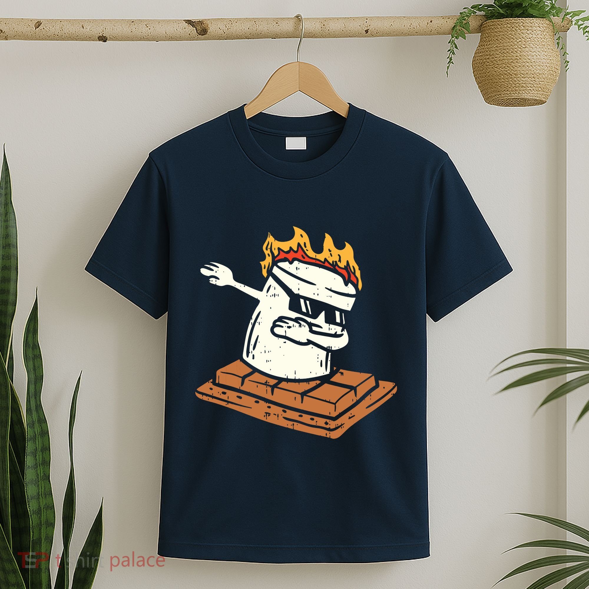 Dabbing Smore Marshmallow Cute Dab Dance Camping Camper Gift T-Shirt